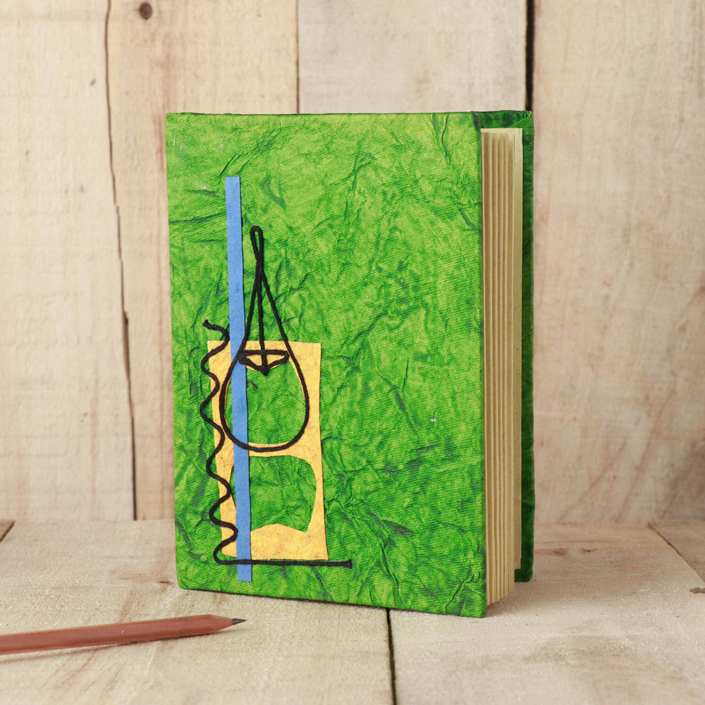 KHUSHBASH - HAPPY LOOM OF EAST Bengal Handmade Paper Notebook (7.5 x 5 in)