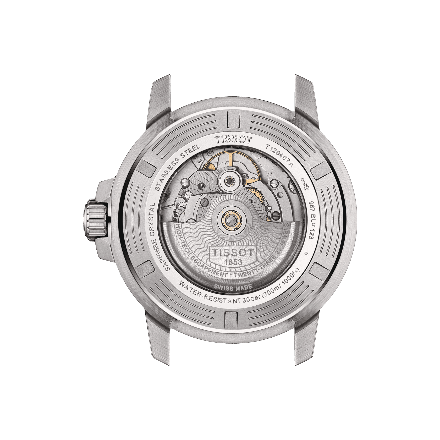 Tissot T-Sport Black & Blue Dial Men 43mm - view 2