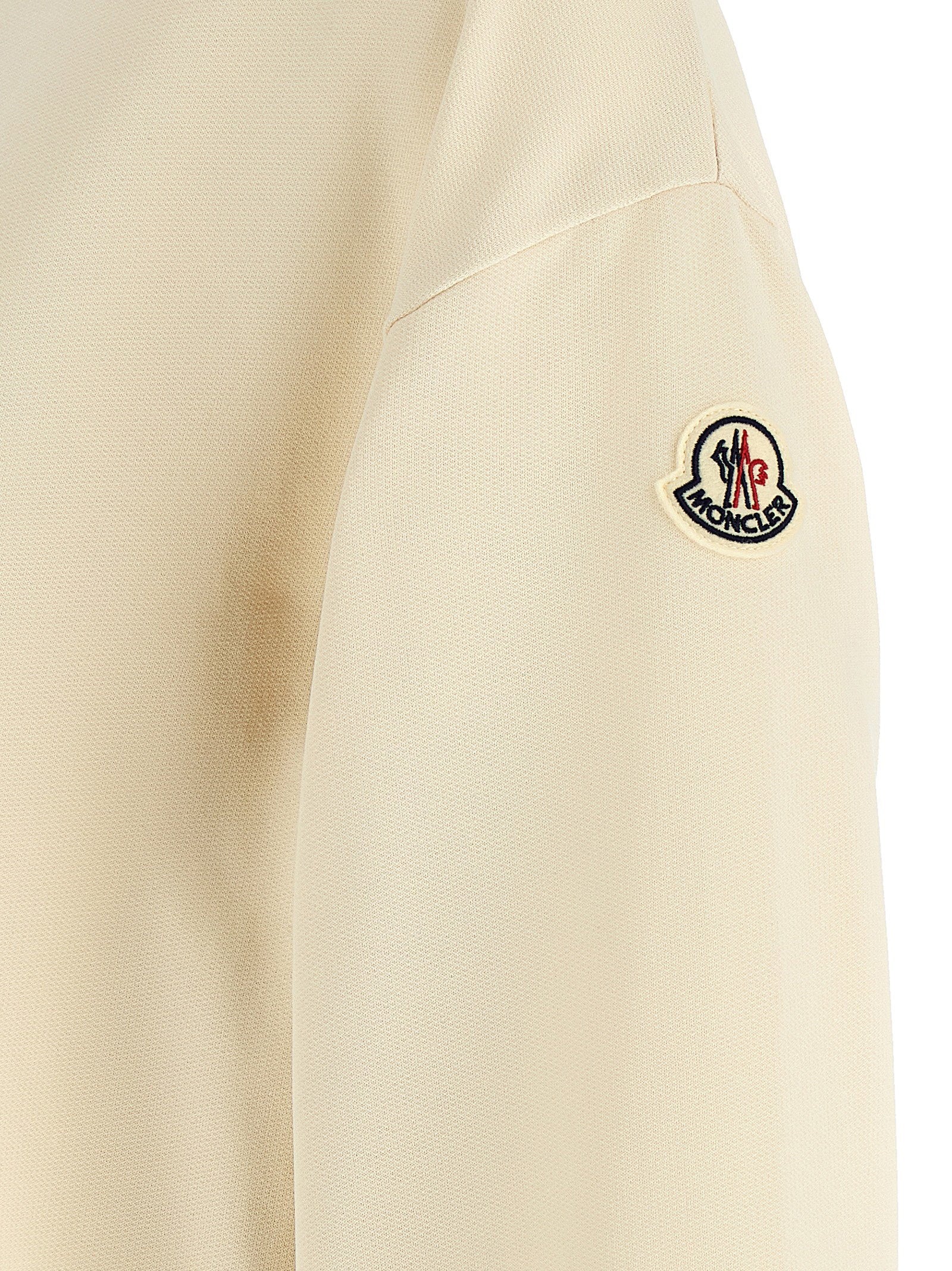 Moncler Logo Embroidery Sweatshirt – 100% cotton - view 4
