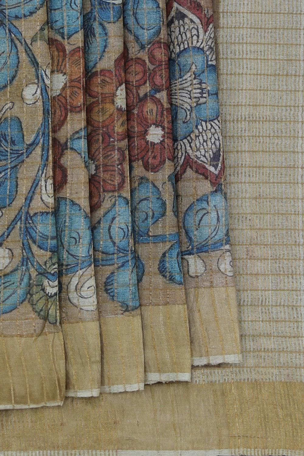 Kalanjali Kalamkari Hand-Painted Saree – Women's