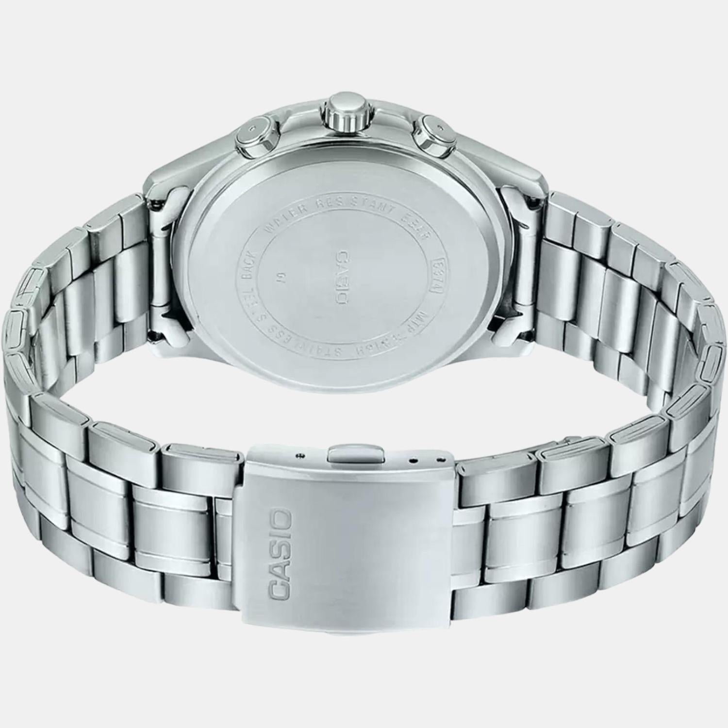 Casio Enticer Men Quartz Blue Dial Chronograph Stainless Steel Watch A1773 - view 5