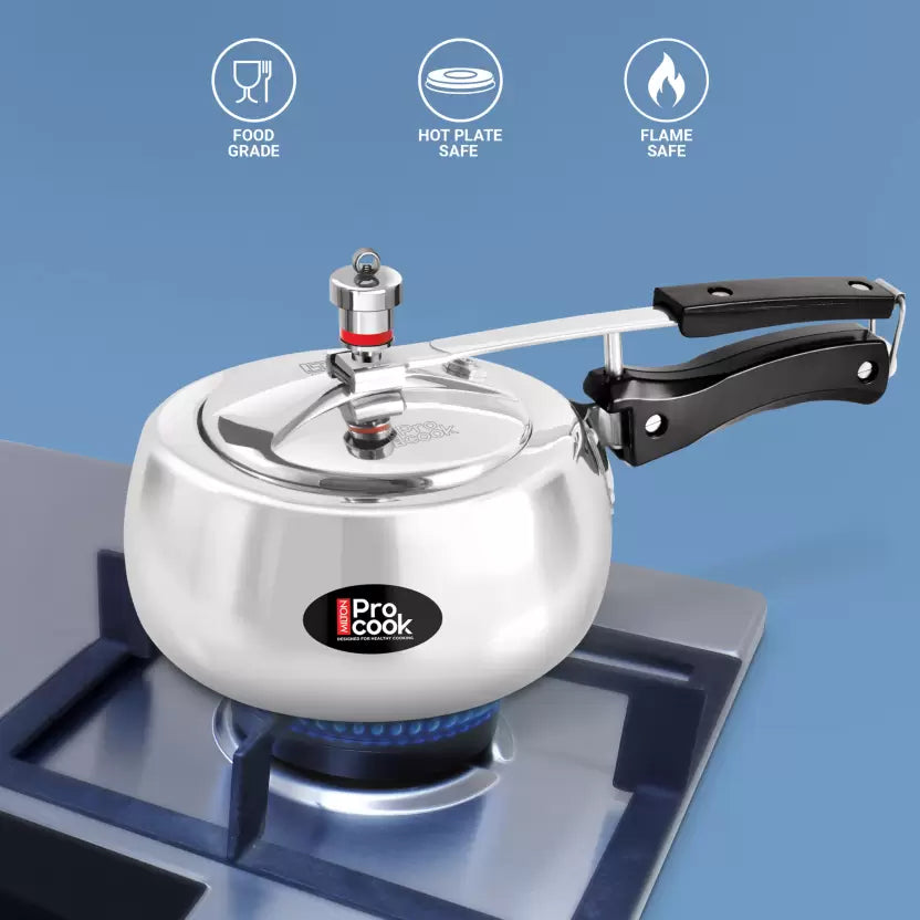 Curve Aluminium Pressure Cooker Inner Lid (Milton Procook) - view 2