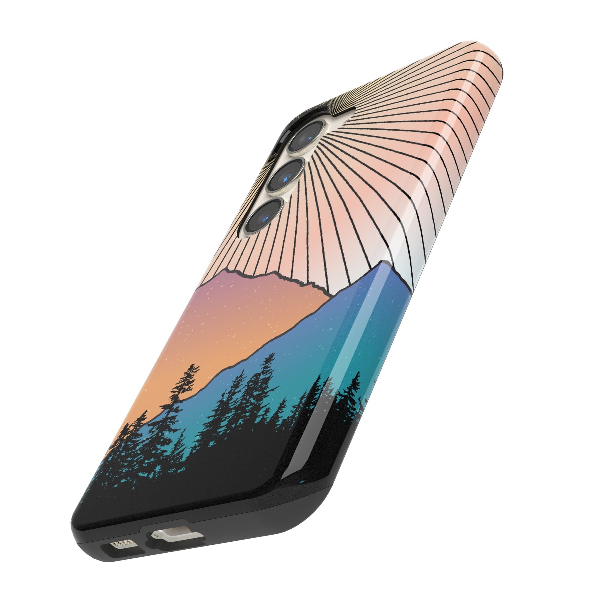 Casetry Golden Hour | Mountain Sunset Samsung Case - view 10