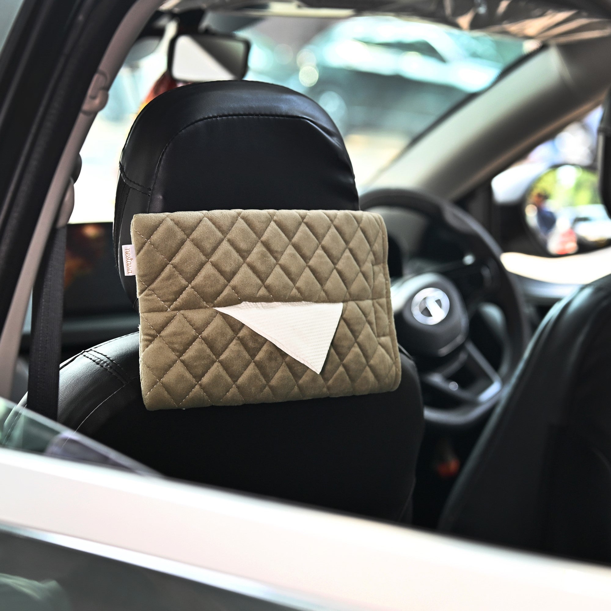 Nestasia Set Of 2 Car Tissue Holders With Adjustable Straps