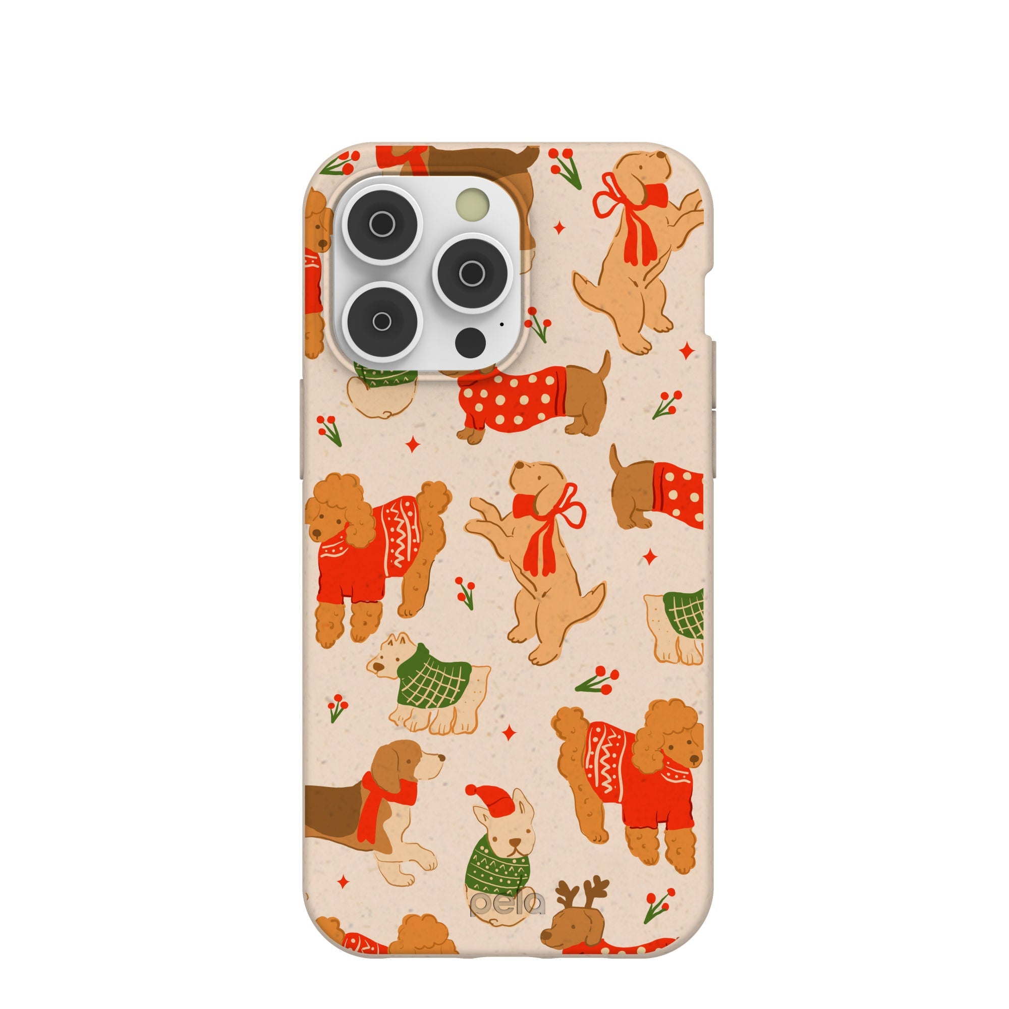 Pela Case Seashell Jolly Doggos iPhone 14 Pro Max Case