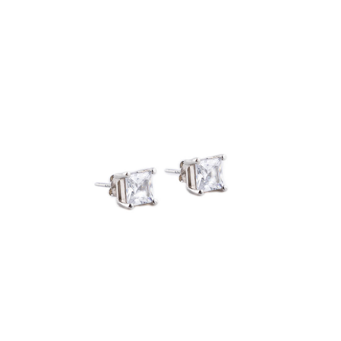 Prinjal Jewellers Square Diamond Pendant Set For Women - view 4