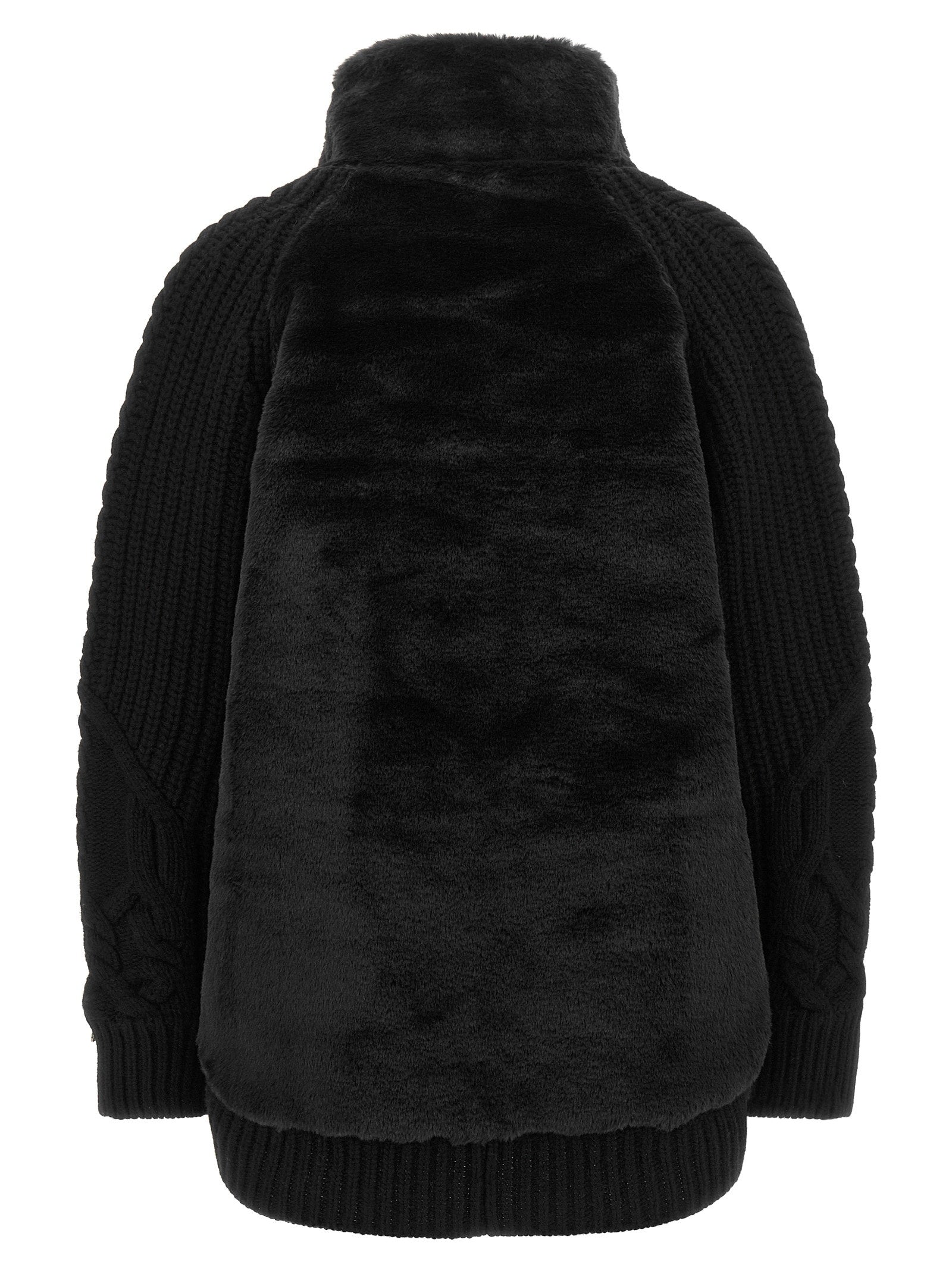 Herno Cardigan With Fur Insert – 100% wool - view 2
