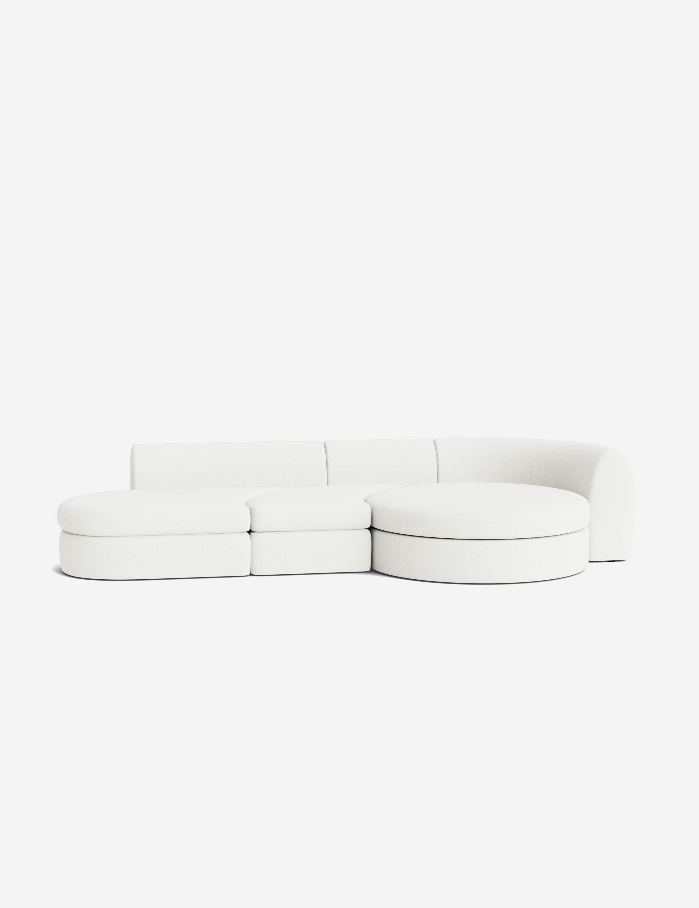 Lulu and Georgia Buckley Modular Chaise Sectional Sofa - view 161