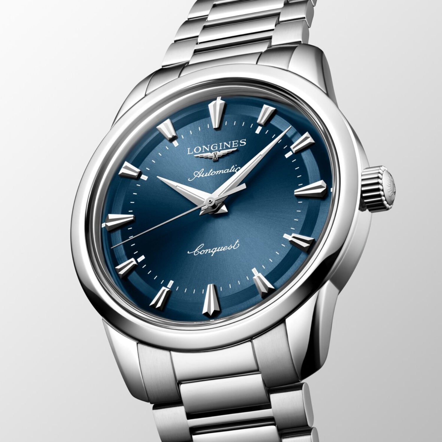 Longines Conquest Men Automatic Blue Dial Analog Stainless Steel Watch L16504926 - view 4