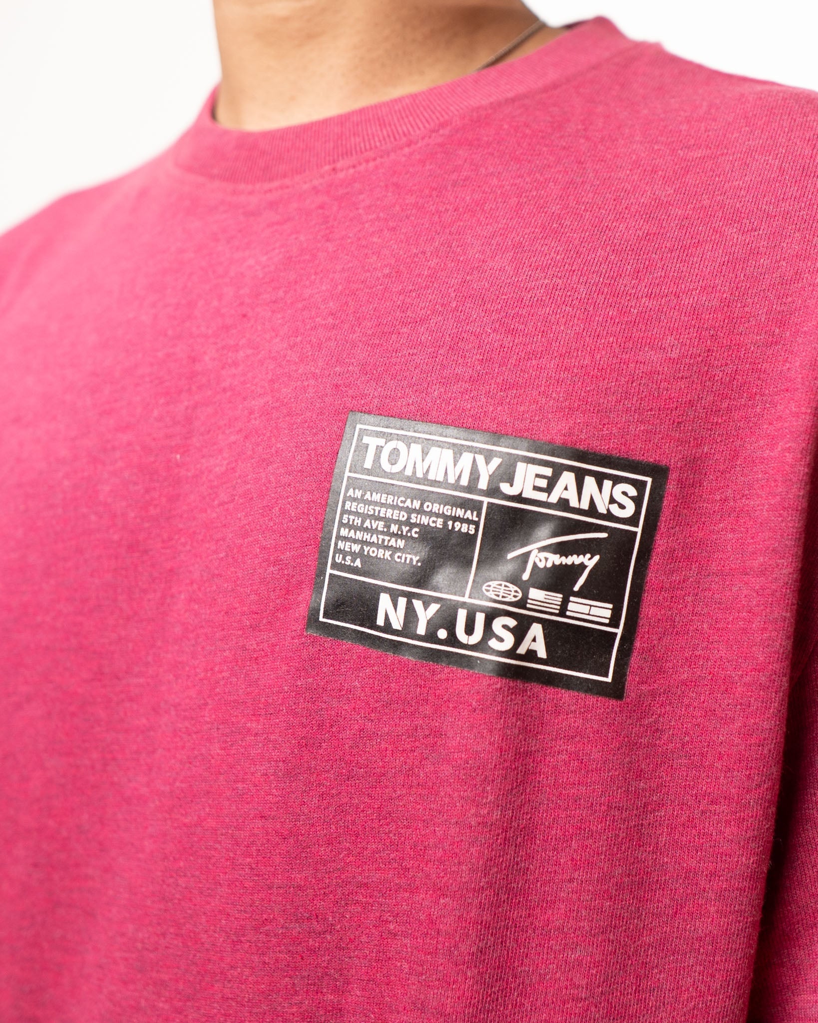 Tommy Hilfiger Pink Crewneck Tshirt - view 2
