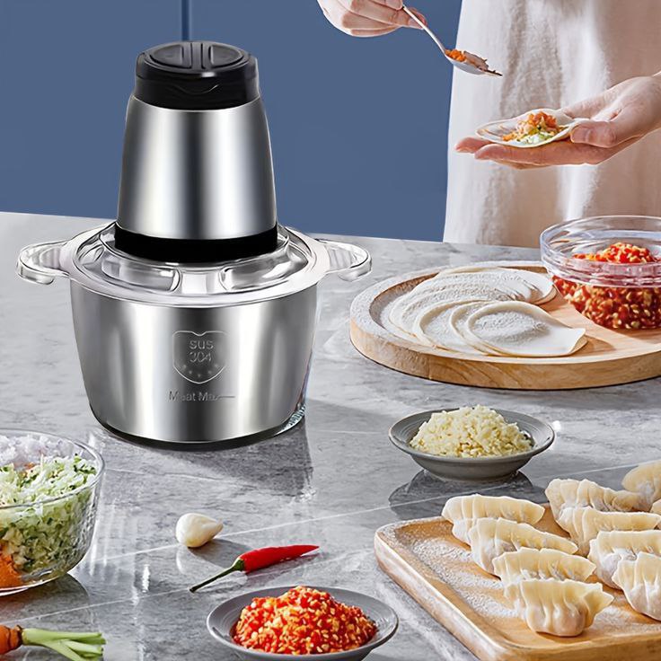 Catterton Stainless Steel 2L Electric Food Grinder - view 3