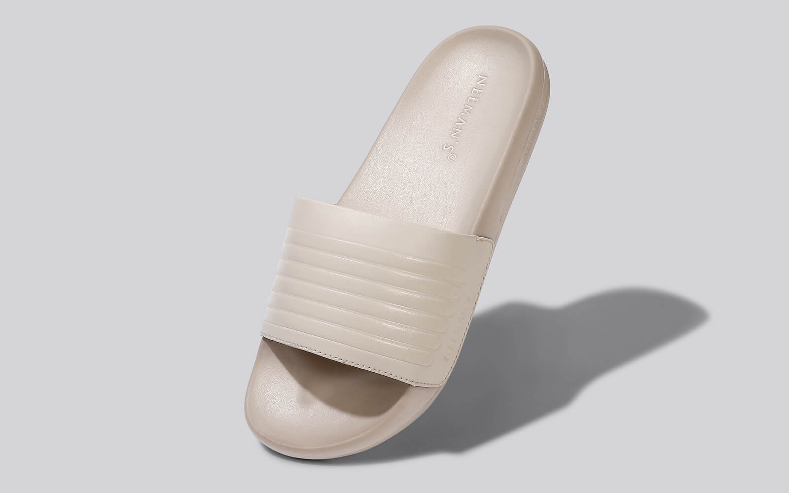 Neeman's FootBed Slides for Women : Beige