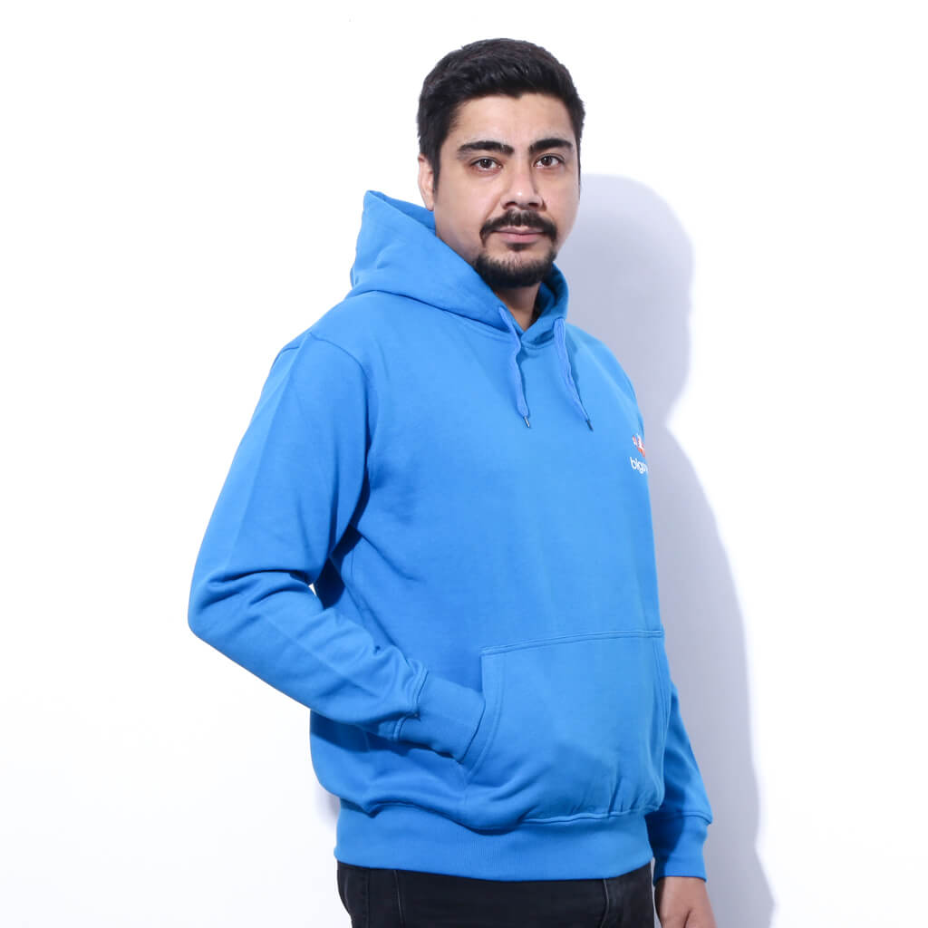 Bigsmall.in Bigsmall Blue Hoodie - view 6