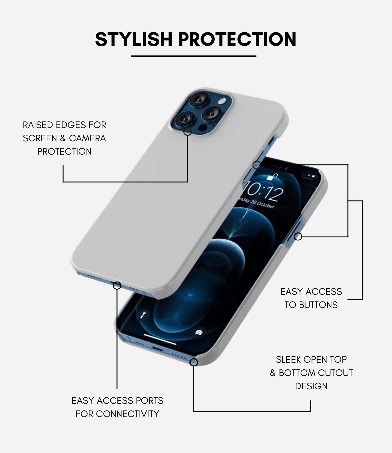 The Case Company Y2K Blue Cow Print Phone Case - view 2