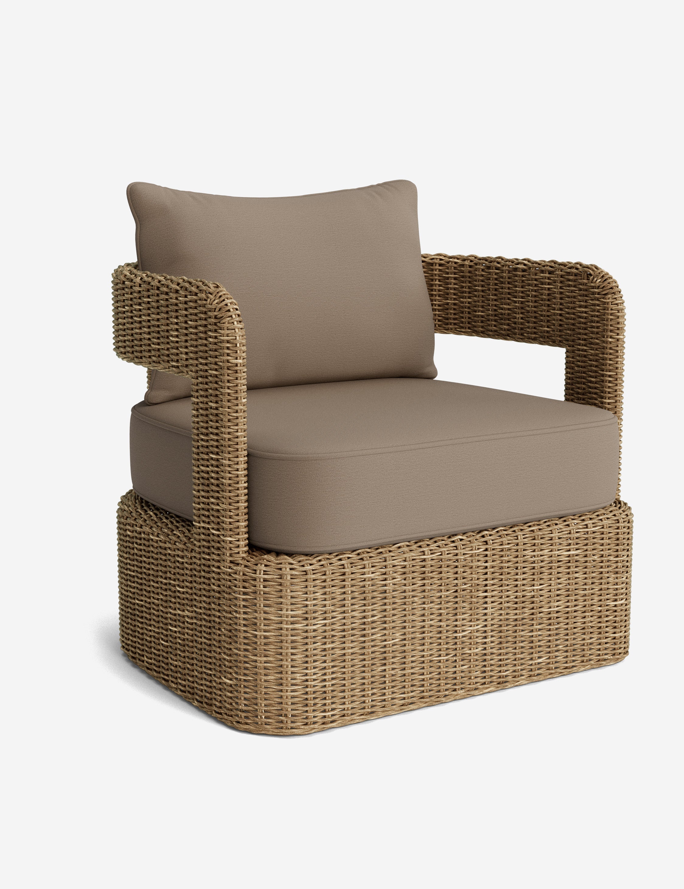 Lulu and Georgia Hadler Outdoor Swivel Lounge Chair - view 30