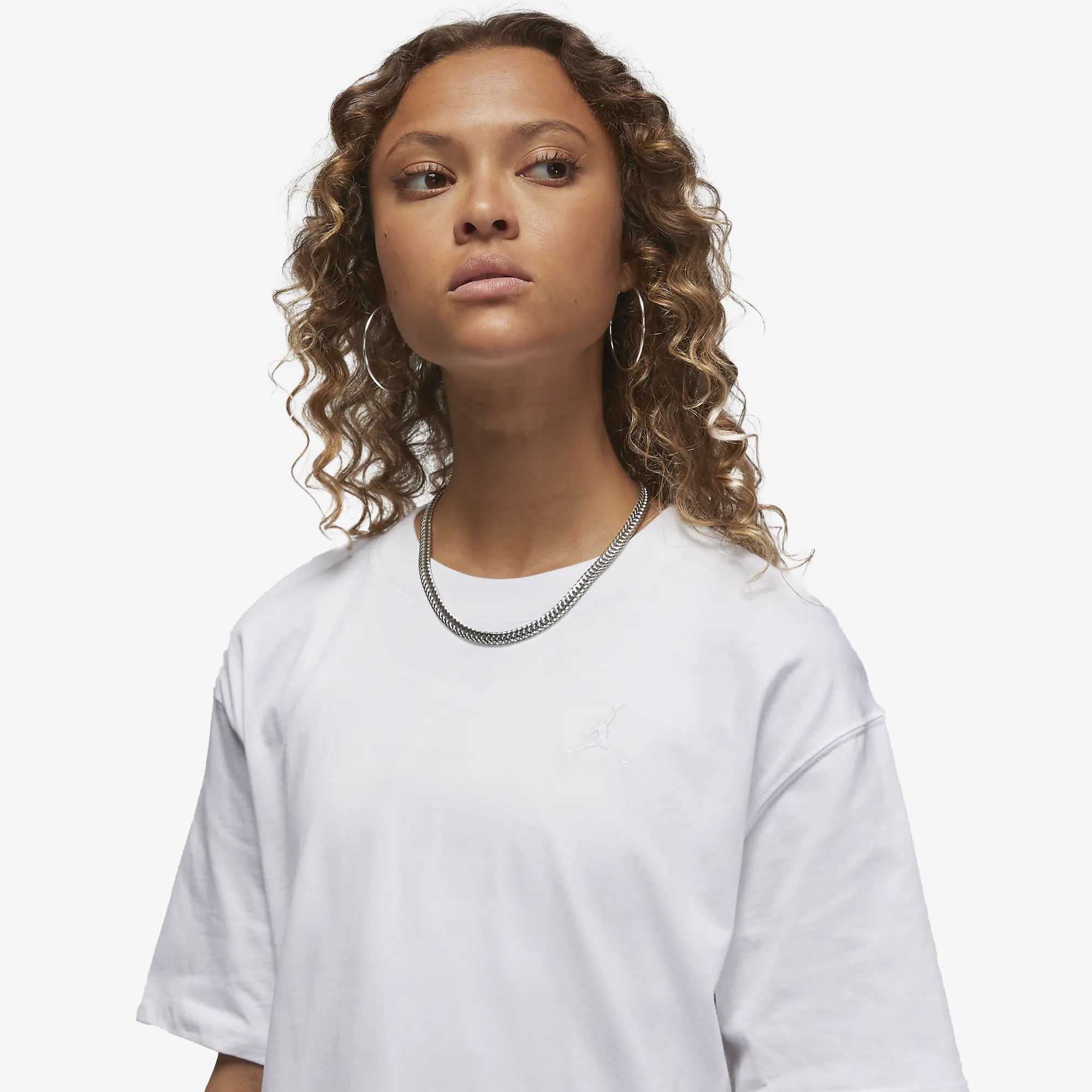Jordan | ESSENTIALS TOP { WHITE - view 3