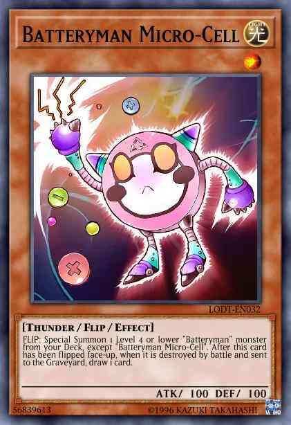 Yu-Gi-Oh! Batteryman Micro-Cell - LODT-EN032 - Common - Unlimited