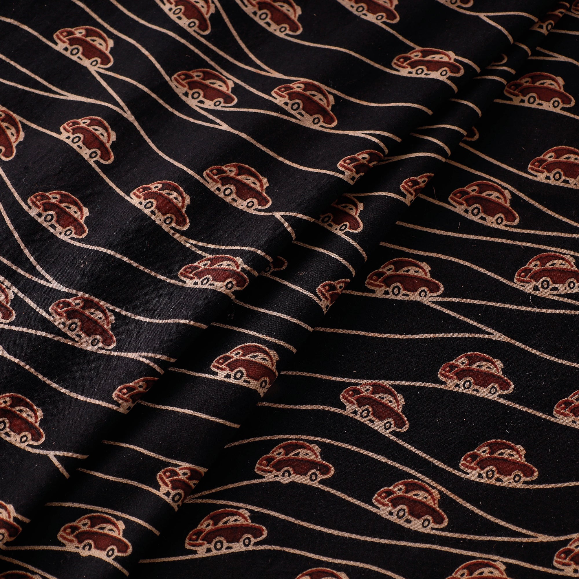 BINDAAS UNLIMITED Black - Bindaas Hand Block Printed Cotton Fabric - view 2