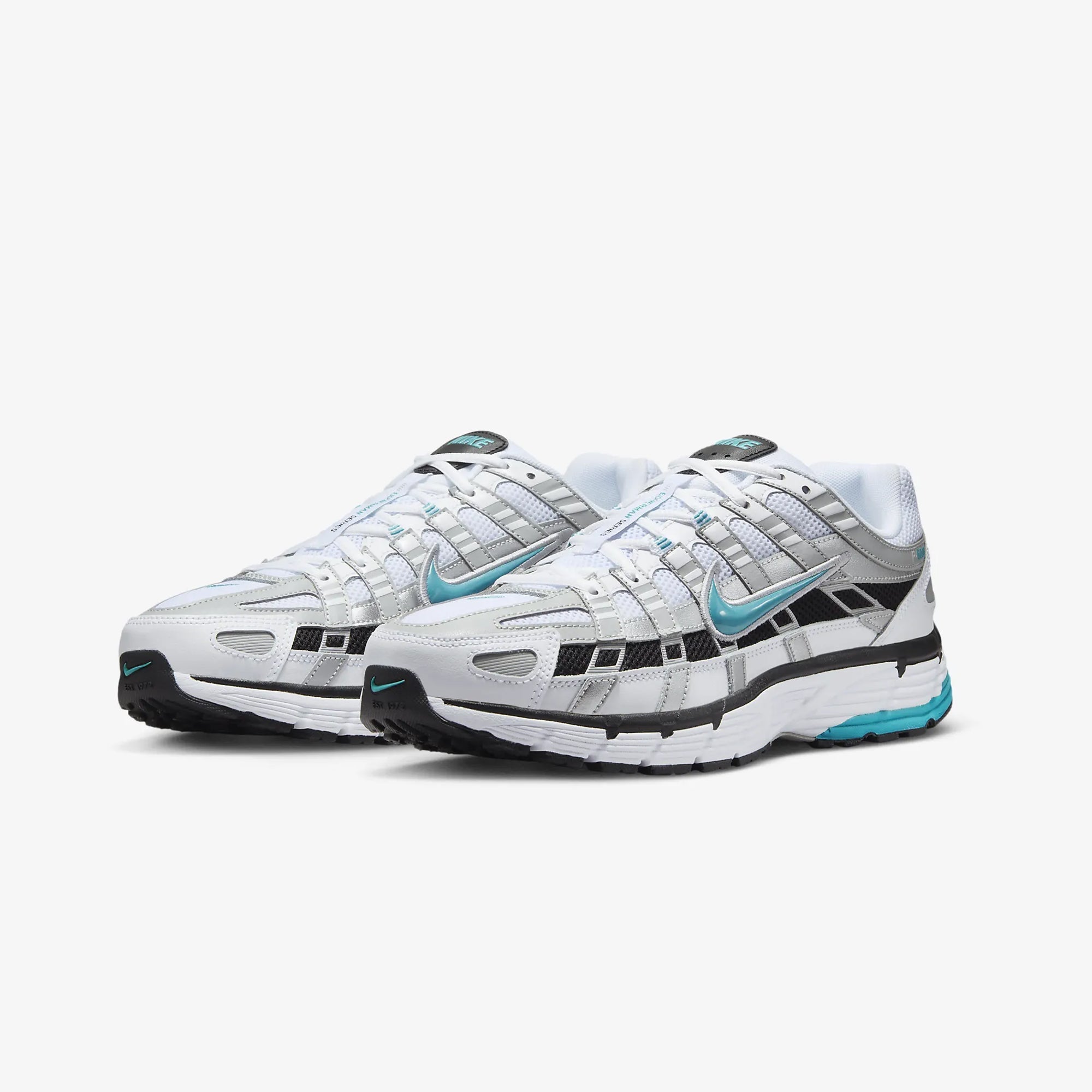 Nike | P-6000 { WHITE/DUSTY CACTUS-METALLIC SILVER-BLACK - view 2
