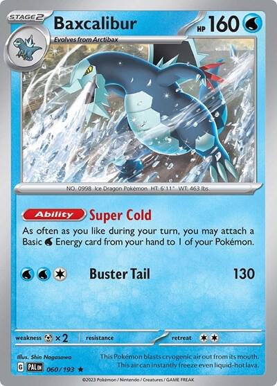 Promo build battle – Pokémon Baxcalibur - 060/193 - Promo [Build & Battle Box] [sv02msp-060] [Non-Holo]