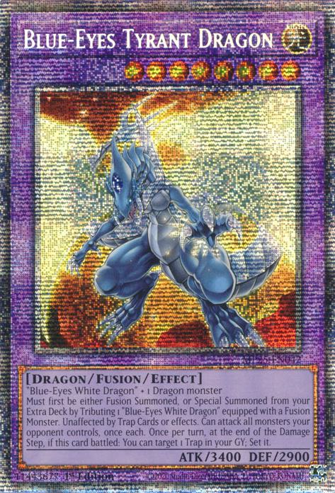 Yu-Gi-Oh! Blue-Eyes Tyrant Dragon - MP25-EN042 - Starlight Rare - 1st Edition