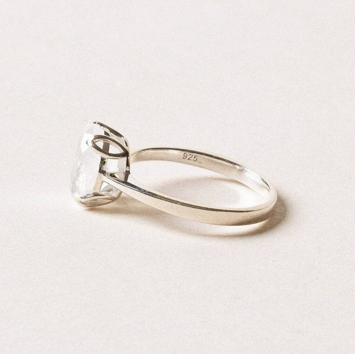 Tiny Rituals Oval Rainbow Moonstone Ring - view 3