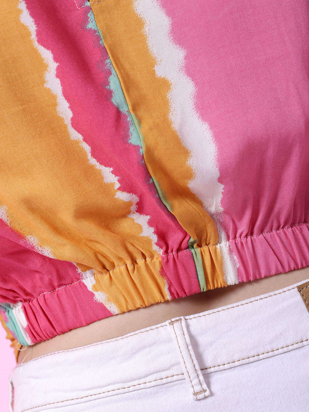 Freehand By The Indian Garage Co Women Striped Top - view 7