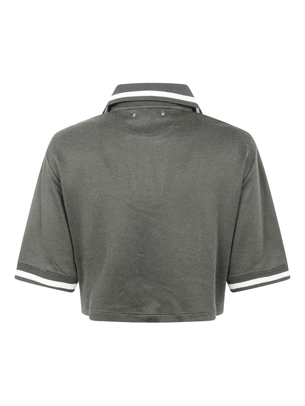 Golden Goose Cotton cropped polo shirt - view 2