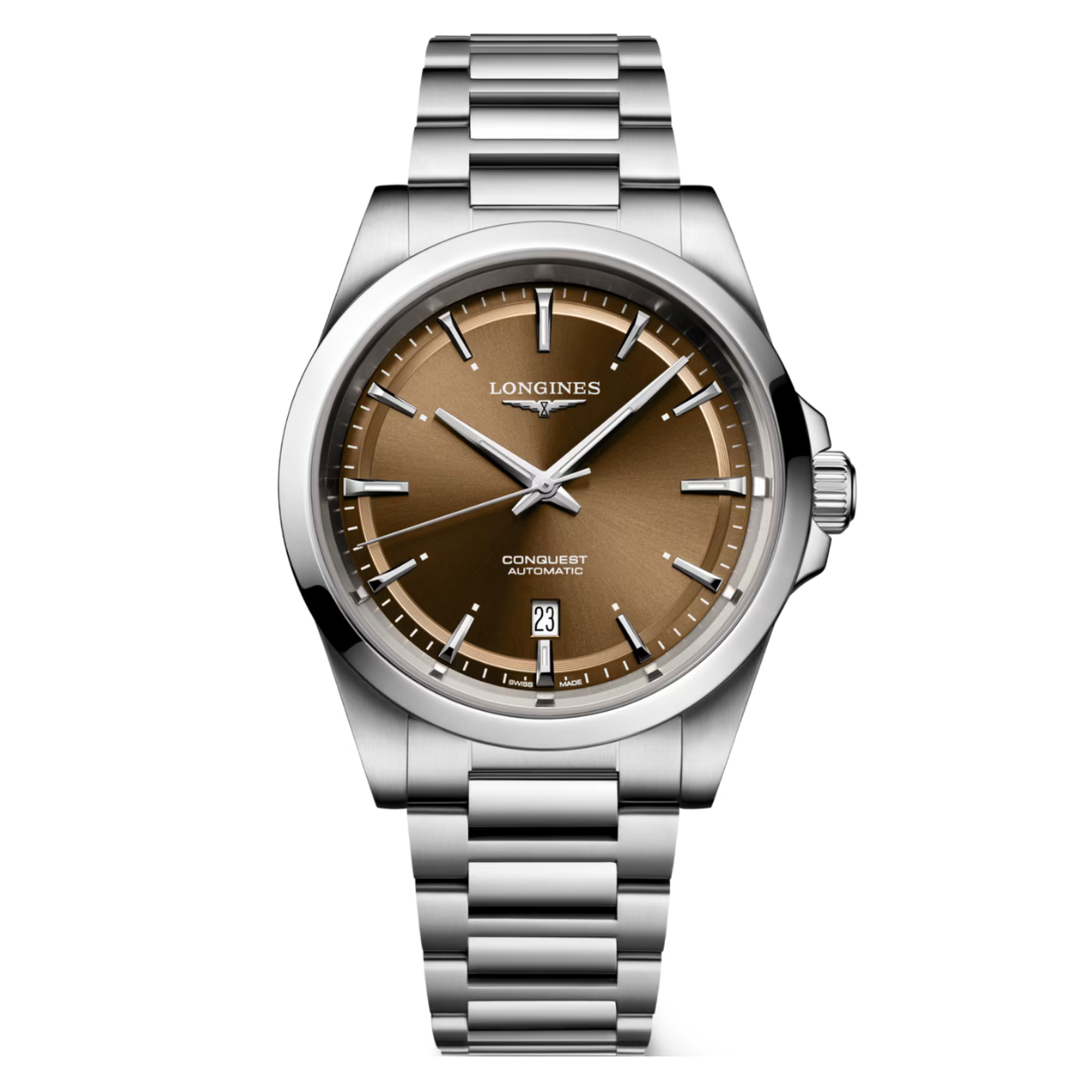 Longines Conquest Sunray brown Dial Men 41mm - view 4
