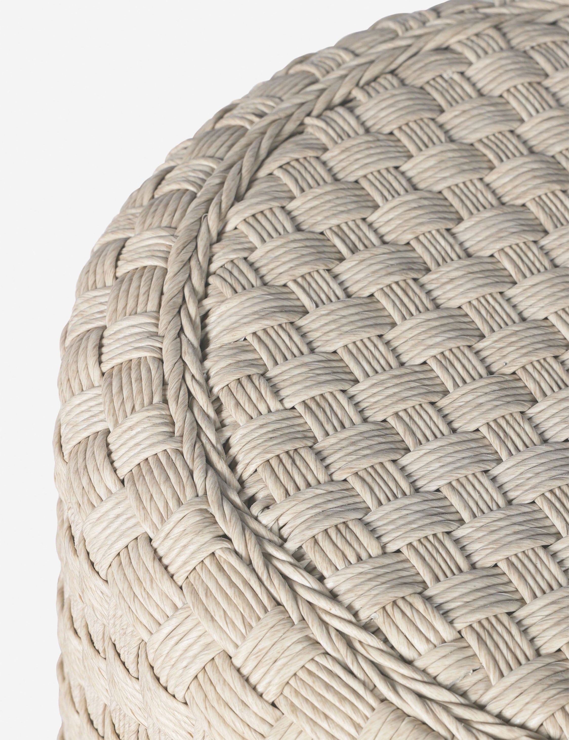 Lulu and Georgia Venetia Indoor / Outdoor Round Side Table by Amber Lewis x Four Hands - view 12