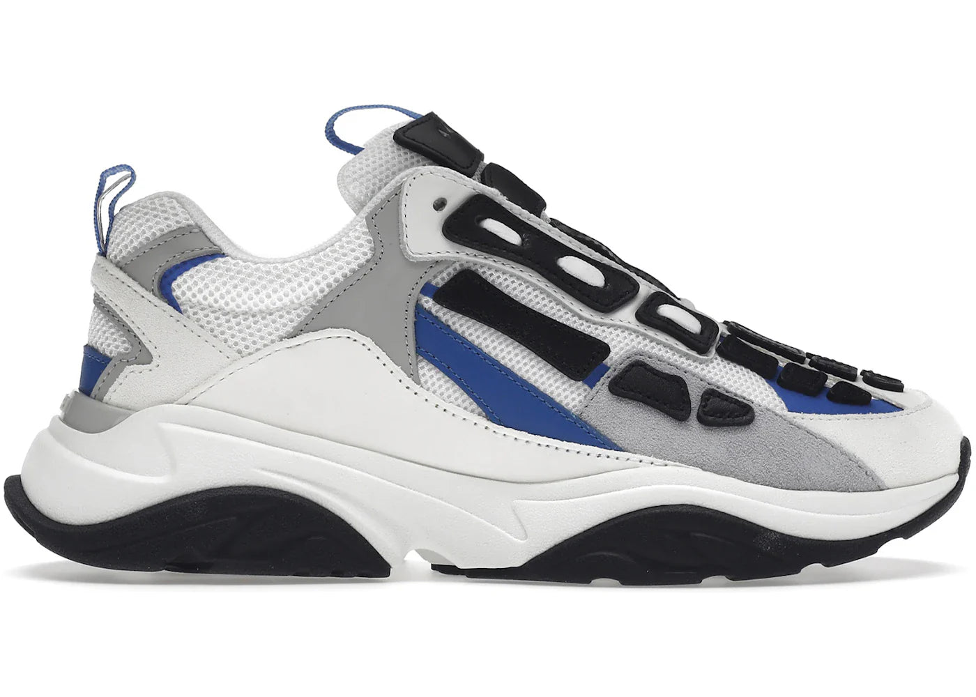 Amiri Bone Runner White Black Grey Blue