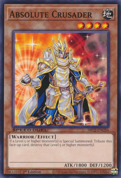 Yu-Gi-Oh! Absolute Crusader - SBC2-ENC04 - Common - 1st Edition