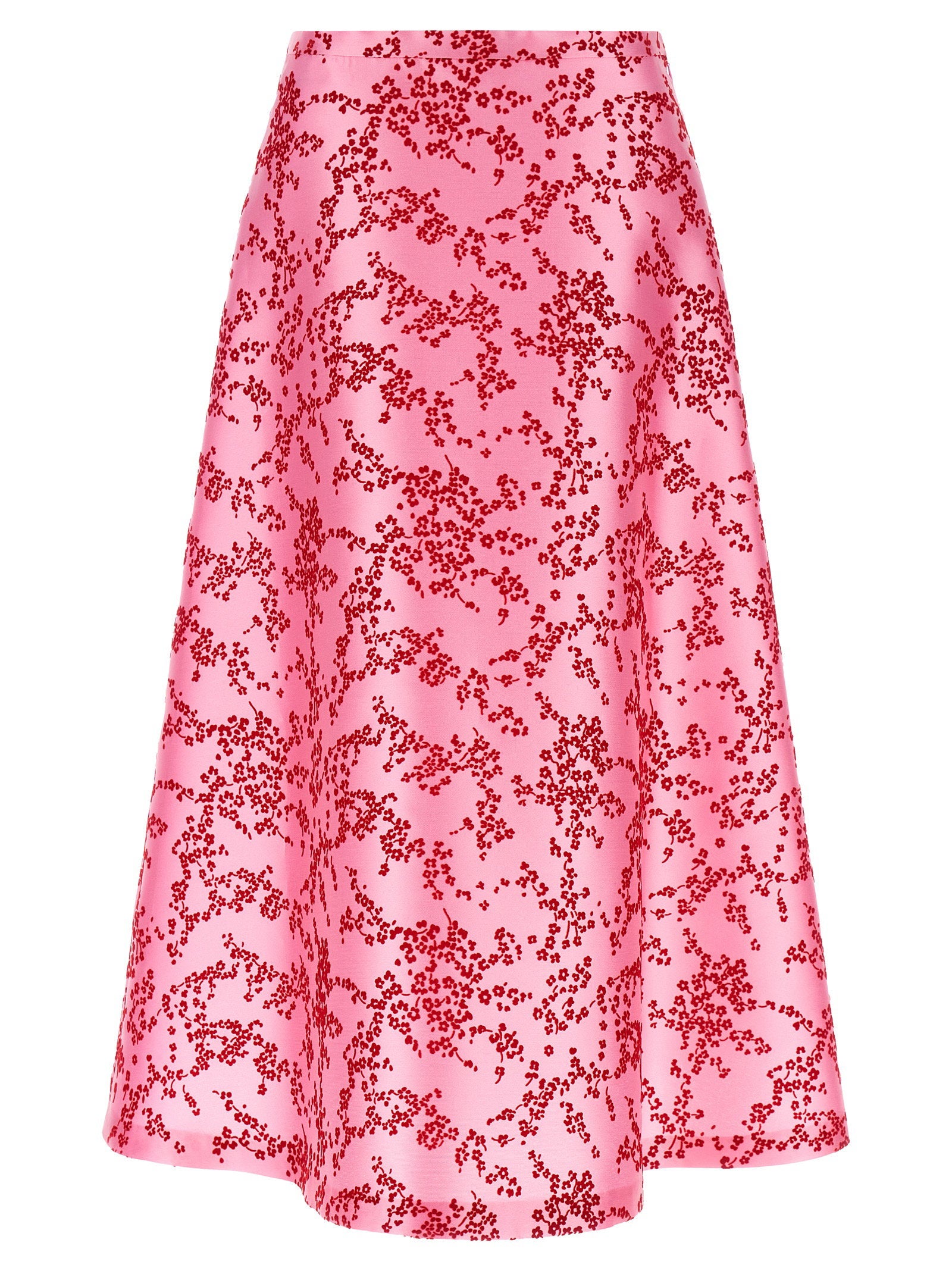 Alberta Ferretti Mikado Floreale Skirt – 85% polyester, 15% silk
