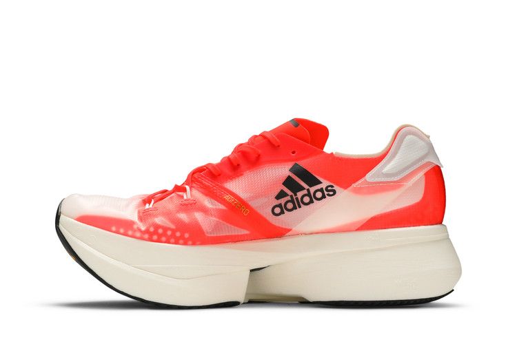 adidas Adizero Prime X White Solar Red - view 3
