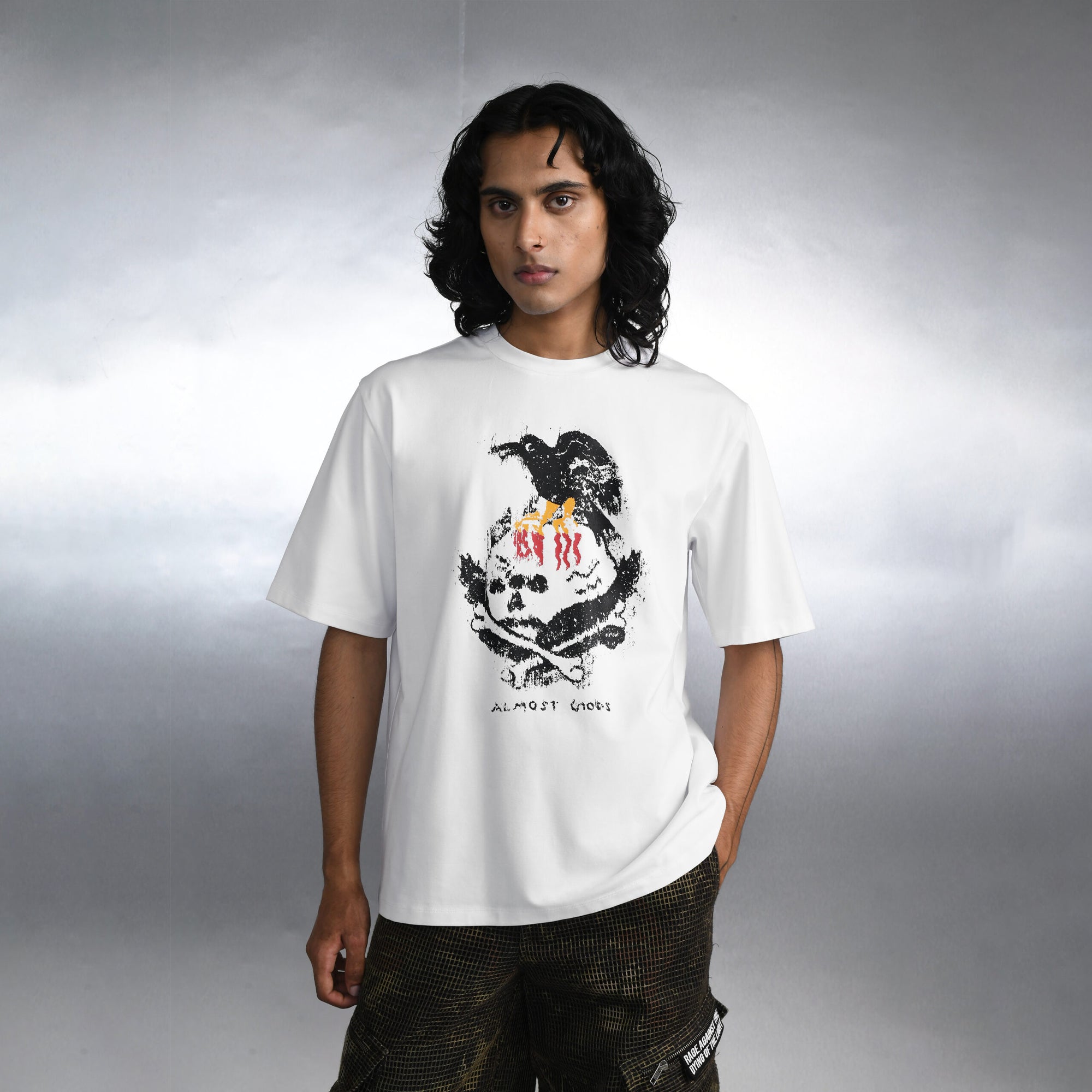 Almost Gods | Nevermore Tee { White - view 4