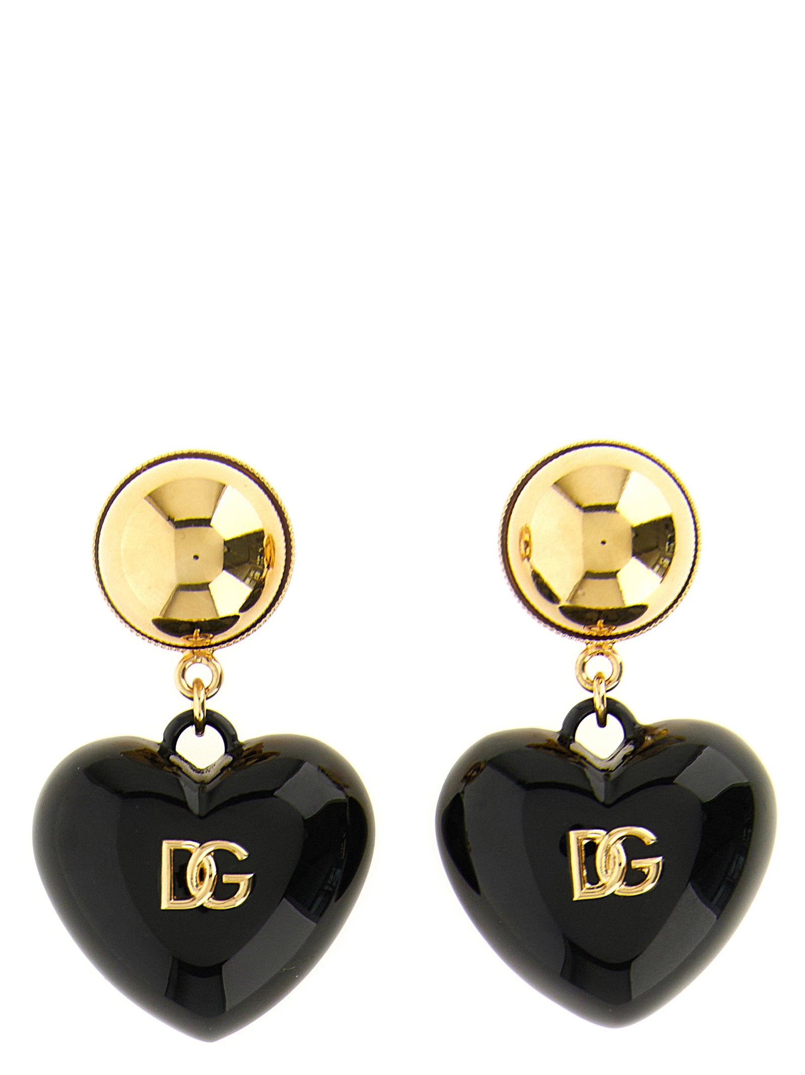 Dolce & Gabbana Dg Heart Earrings – 100% brass