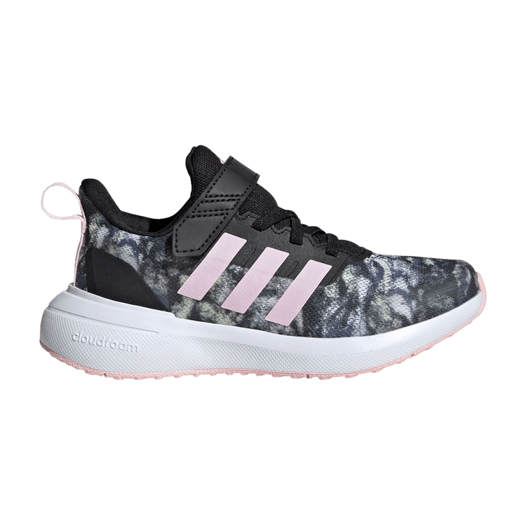 Fortarun 2 0 – adidas Fortarun 2.0 Cloudfoam Top Strap Core Black Clear Pink Cloud White (GS)