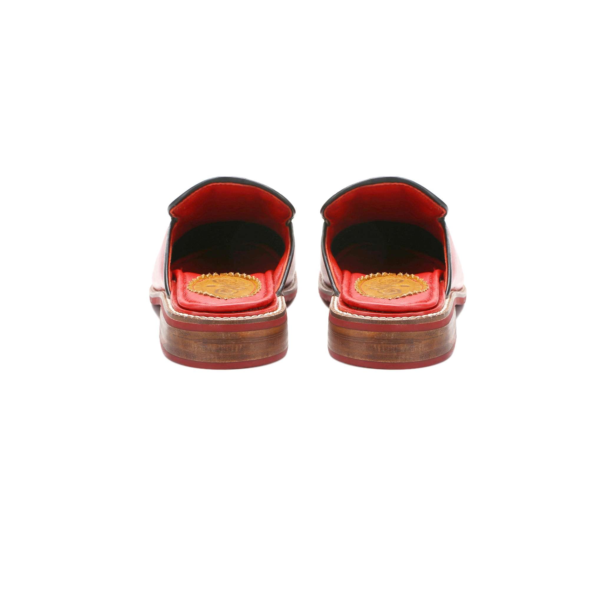 Banjaaran India Cranium Mule for Women – Crimson (discontinued) - view 4