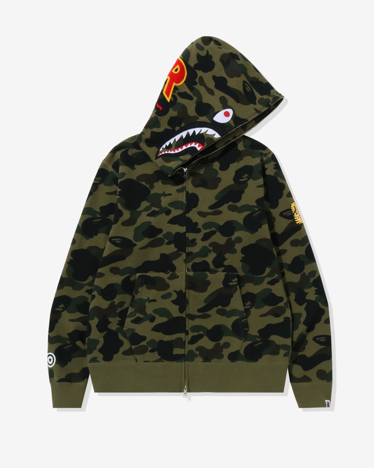 Sneaker Cafe Mumbai Bape 1st Camo Shark Full Zip Hoodie - view 2