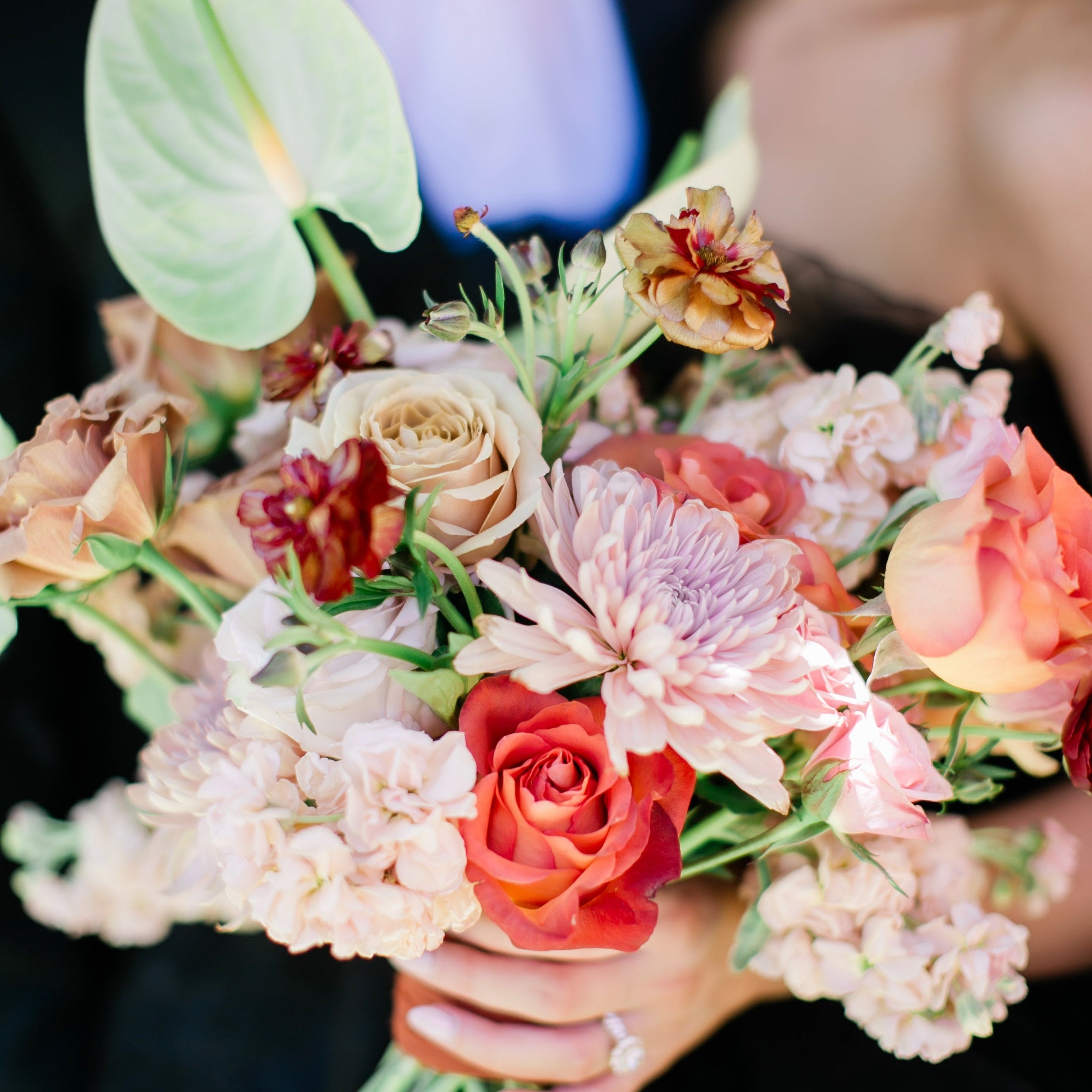 fiftyflowers.com Chic Peach and Toffee Sedona Styled Wedding - view 5
