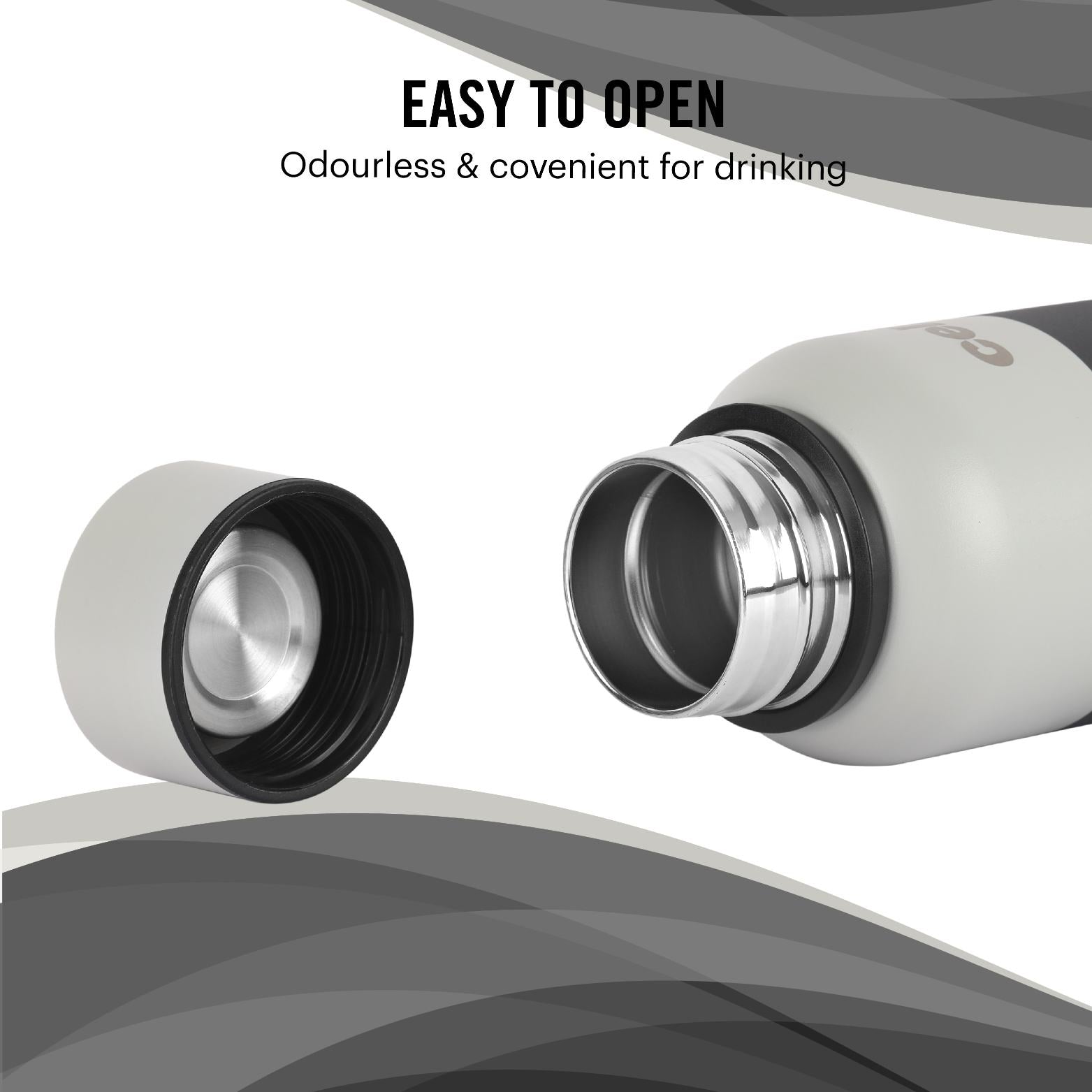 Cello Neo Kent Flask, Vacusteel Water Bottle, 750ml - view 33
