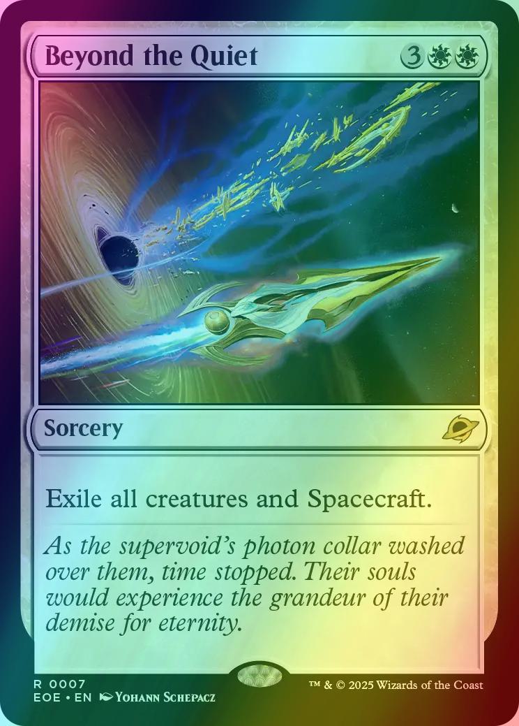 Magic Beyond the Quiet [7] [Edge of Eternities] [Foil]
