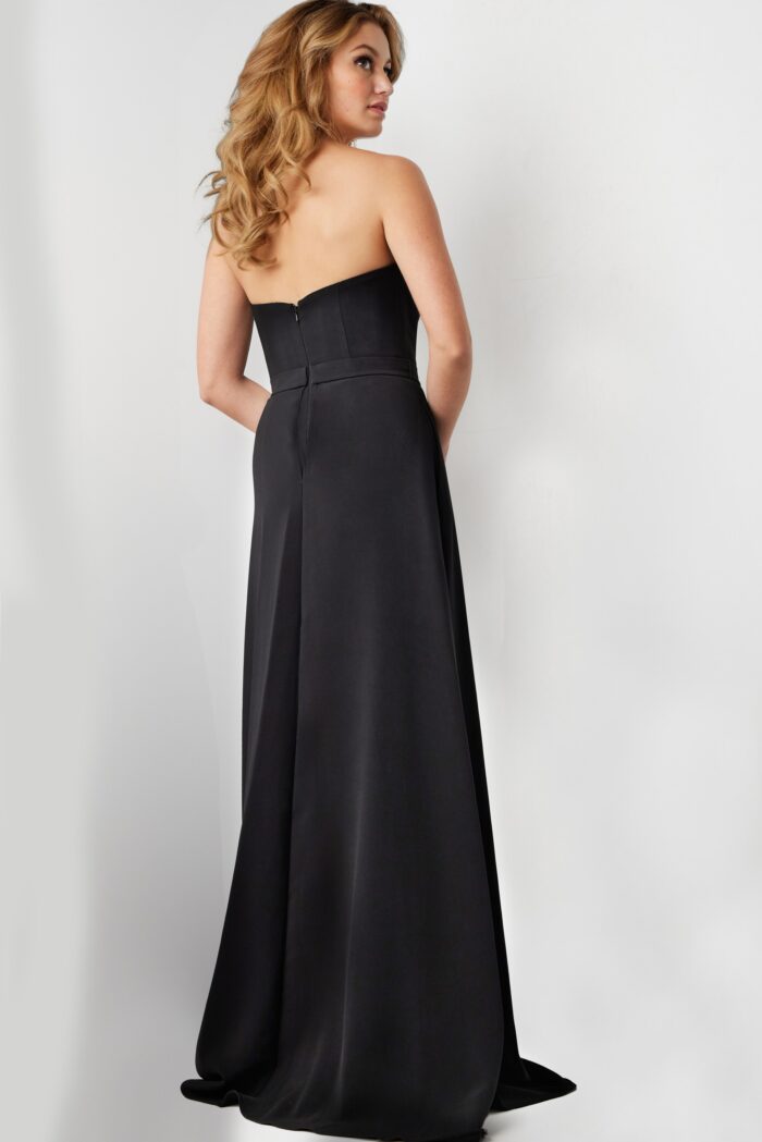 Jovani 23150 High Slit Long A Line Formal Jumpsuit - view 2