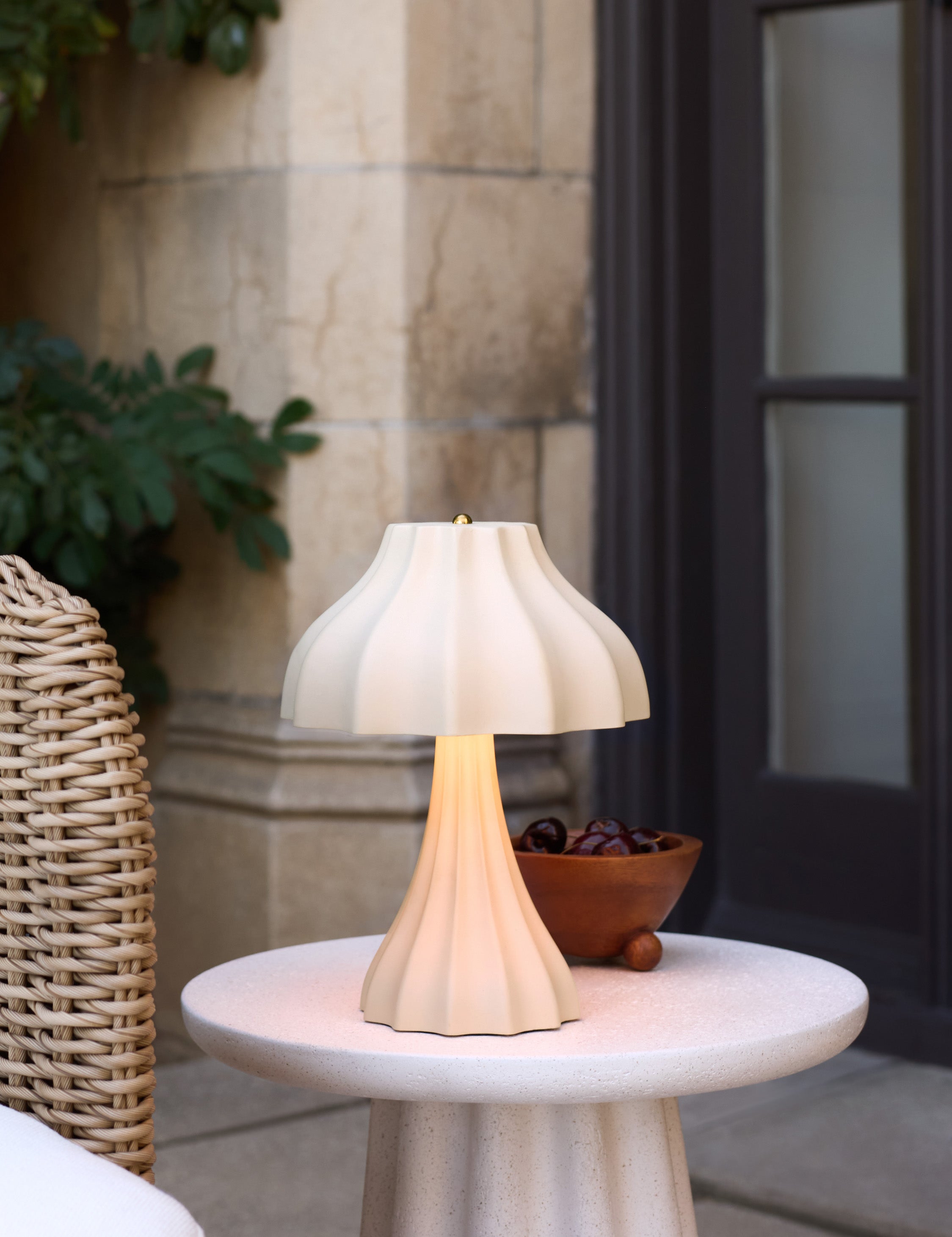 Lulu and Georgia Cading Outdoor Cordless Table Lamp - view 3