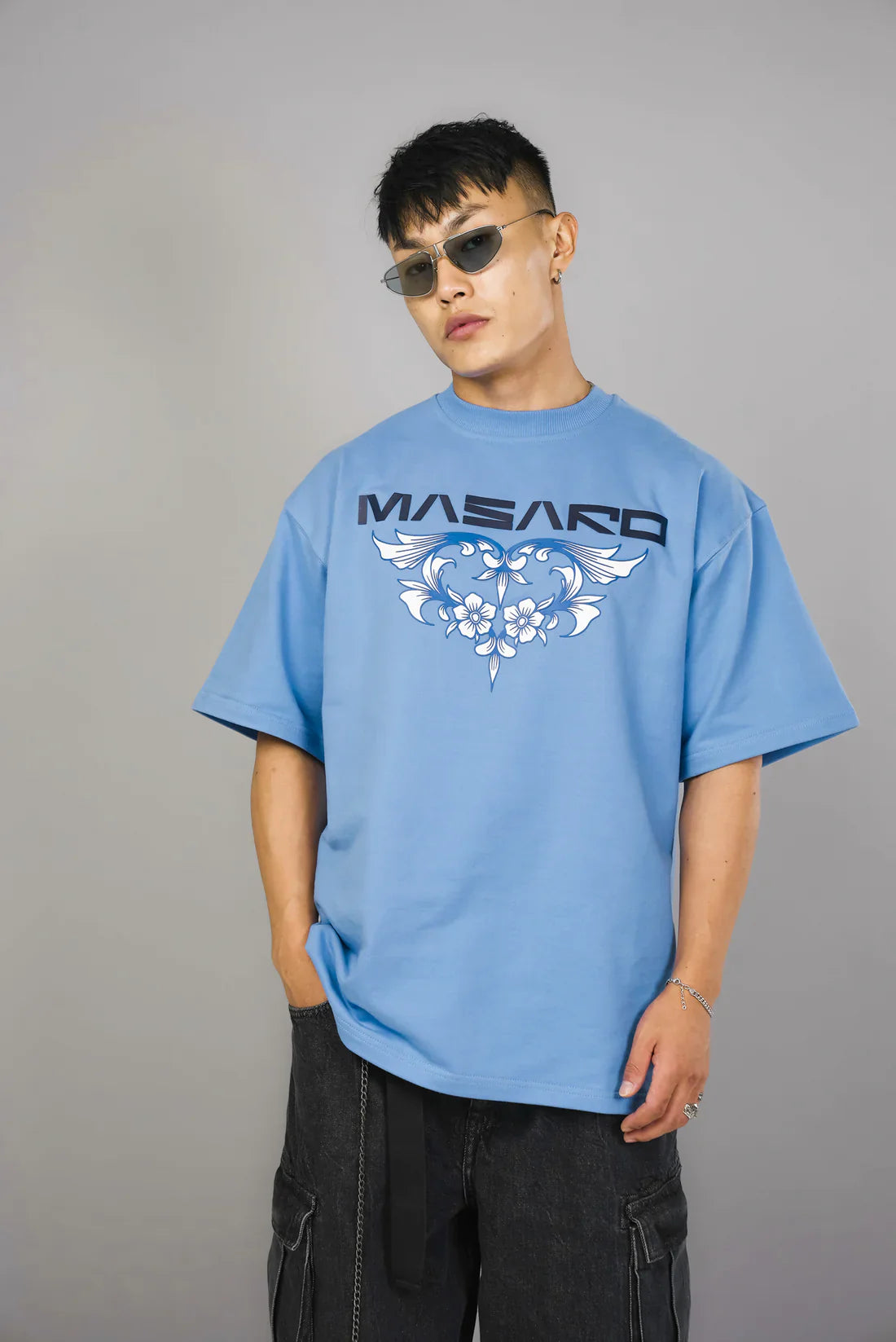 My Store Masaro Mockingbird T-shirt Blue