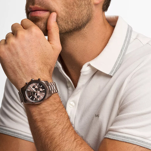 Michael Kors Oversized Lexington Brown Dial Men 44mm MK9224 - view 2