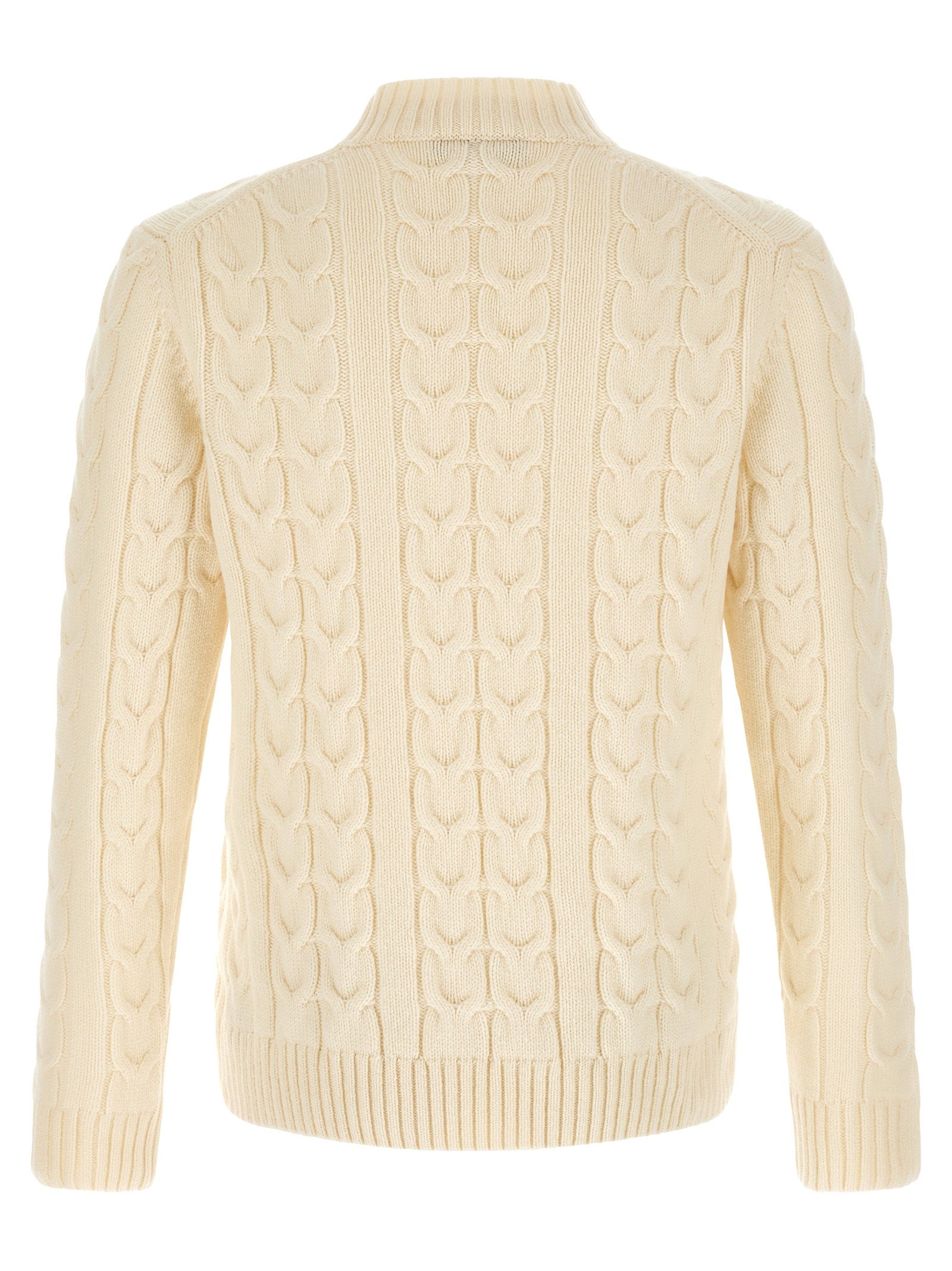 Zanone Braided Turtleneck Sweater – 100% virgin wool - view 2