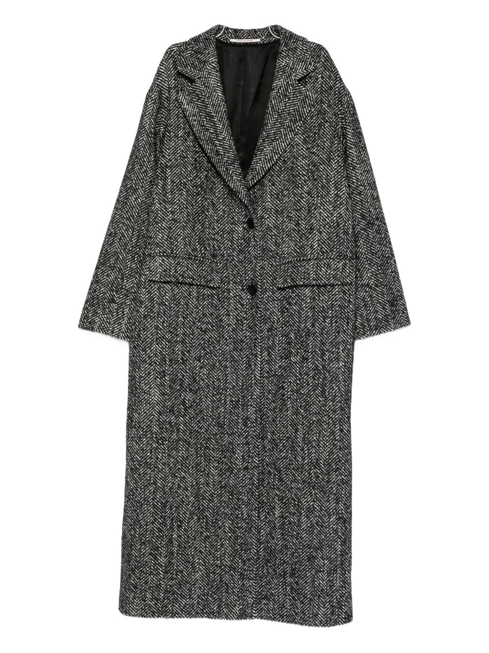 Tagliatore Wool blend single-breasted coat – Fabric 100%