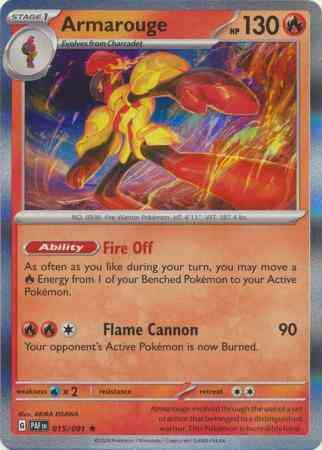 Rare sv045-015 holo – Pokémon Armarouge - 015/091 - Rare [sv045-015] [Holo]