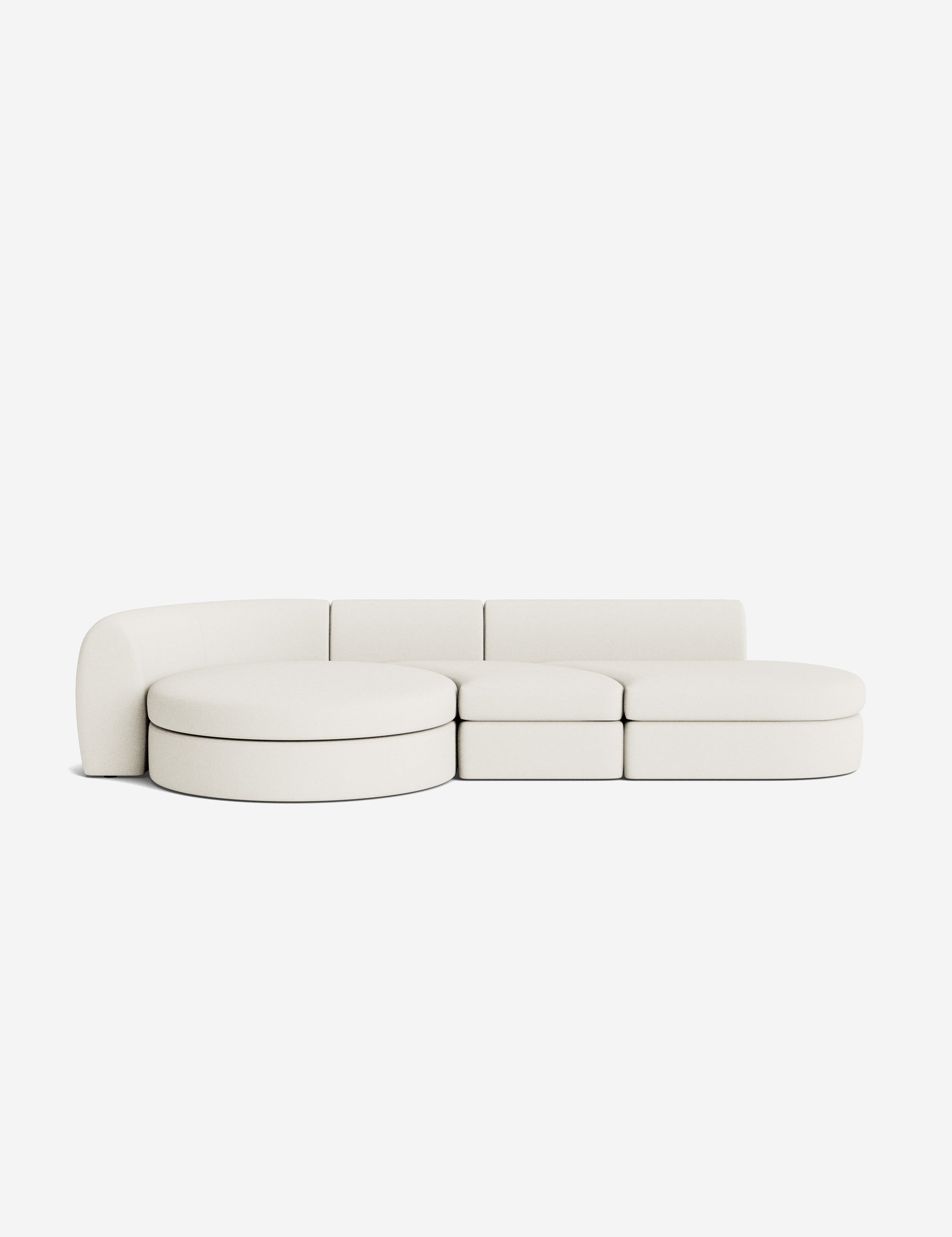 Lulu and Georgia Buckley Modular Chaise Sectional Sofa - view 120